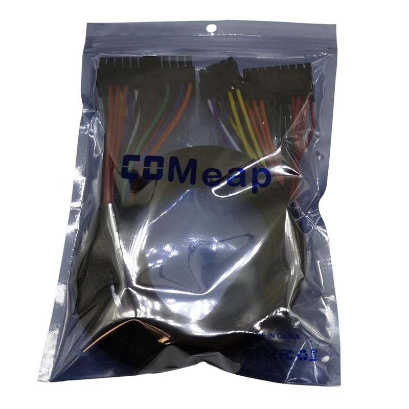 COMeap 24 Pin ATX Cable for Corsair AX Series and Seasonic PSUs, 18 Pin + 10 Pin to 24 Pin ATX PSU Power Adapter Sleeved 24.8-inch(63cm) - Image 5